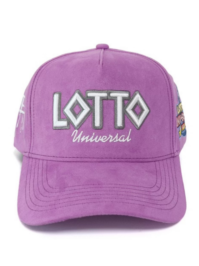 "Bet On Myself" Suede 3D Puff Print Championship Snapback Lavender